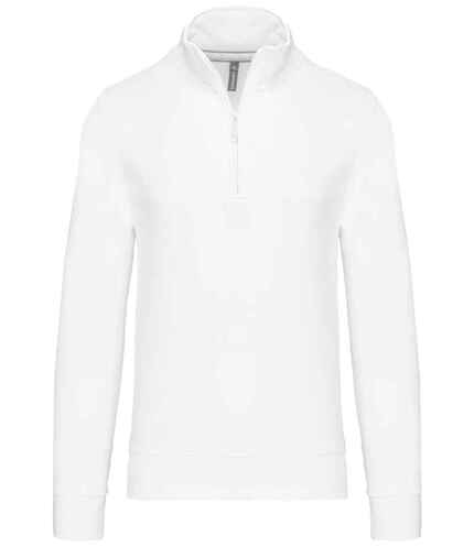 Kariban Zip Neck Sweatshirt