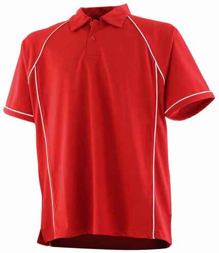 Finden + Hales Kids Performance Piped Polo Shirt