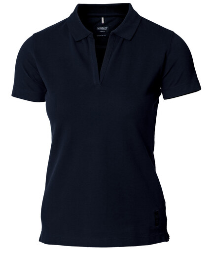 Womens Harvard V-neck  Stretch Deluxe Polo