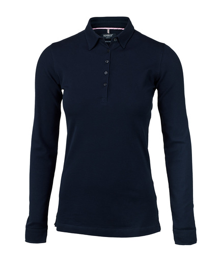 Womens Carlington  Deluxe Long Sleeve Polo
