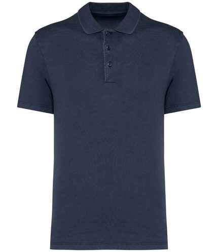 Native Spirit Washed Jersey Polo Shirt