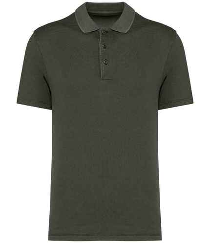 Native Spirit Washed Jersey Polo Shirt