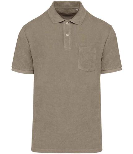 Native Spirit Terry Towel Polo Shirt