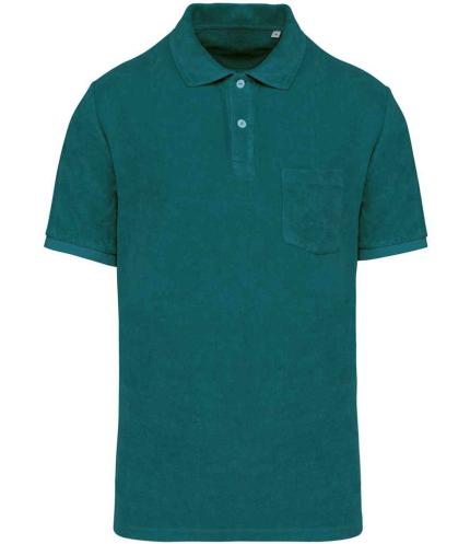 Native Spirit Terry Towel Polo Shirt