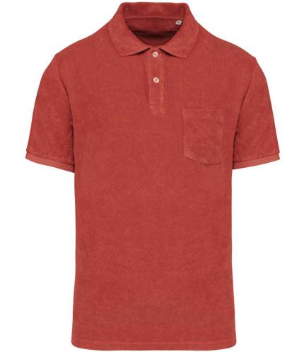 Native Spirit Terry Towel Polo Shirt