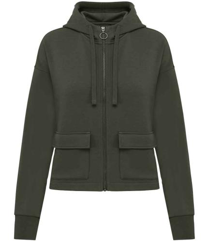 Native Spirit Ladies Full Zip Hooded Sweatshirt