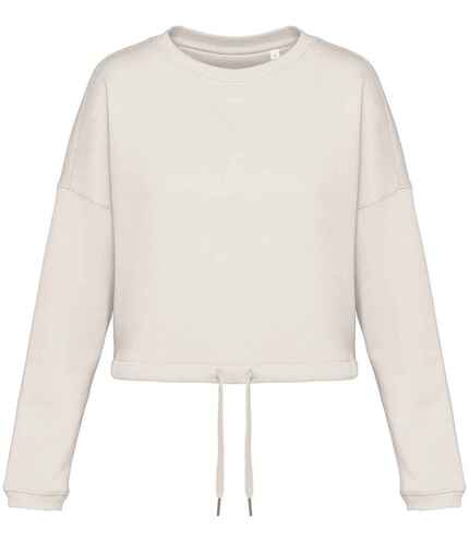 Native Spirit Ladies Oversized Cropped Sweatshirt