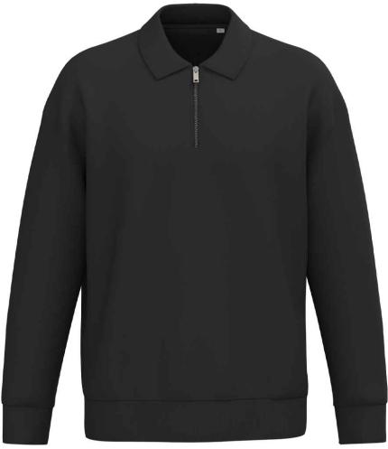 Native Spirit Unisex 1/4 Zip Sweatshirt with Polo Collar