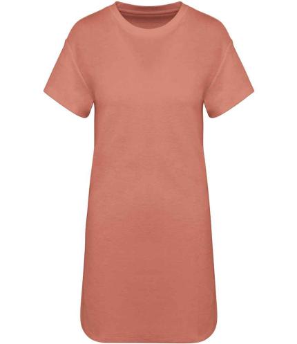 Native Spirit Ladies Terry Towel Dropped Shoulder T-Shirt Dress