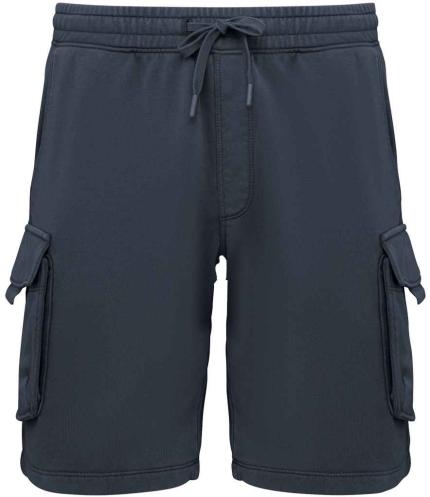 Native Spirit French Terry Washed Effect Cargo Shorts
