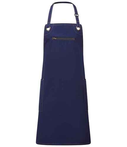 Premier Barley Contrast Stitch Bib Apron