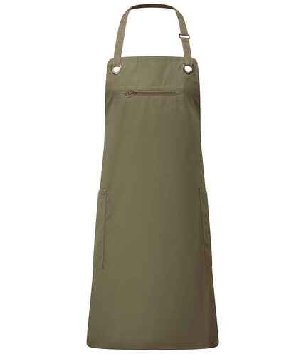 Premier Barley Contrast Stitch Bib Apron