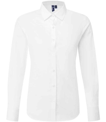 Premier Ladies Recyclight® Long Sleeve Poplin Shirt