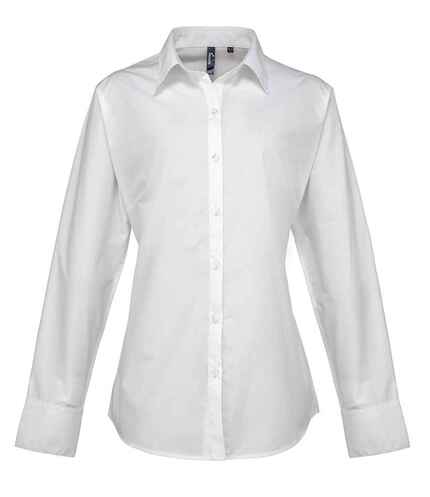 Premier Ladies Supreme Long Sleeve Poplin Shirt
