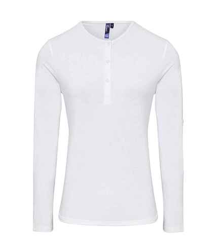 Premier Ladies Long John Roll Sleeve T-Shirt