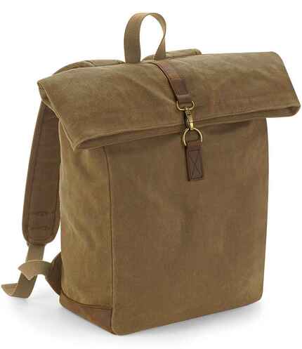 Quadra Heritage Waxed Canvas Backpack