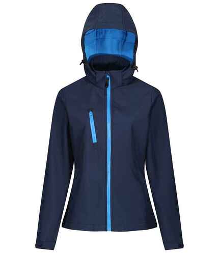 Regatta Ladies Venturer Three Layer Hooded Soft Shell Jacket