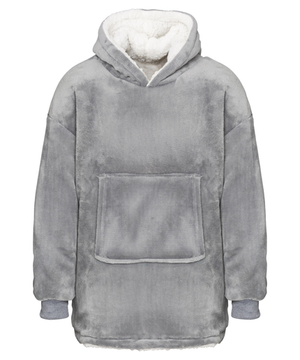 The Kids Ribbon Oversized Cosy Reversible Sherpa Hoodie
