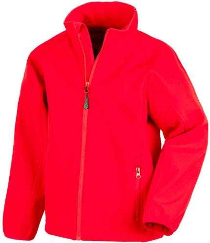 Result Genuine Recycled Kids Two Layer Printable Soft Shell Jacket