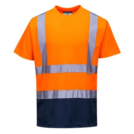 Hi-Vis Contrast T-Shirt S/S 