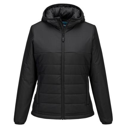 Professional Women's Hooded Insulated Baffle Jacket