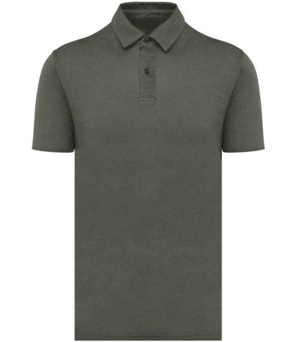 Spasso Knitted Linen Polo Shirt