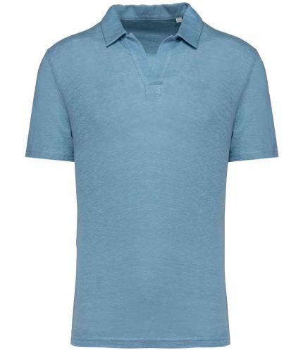 Spasso Linen Polo Shirt