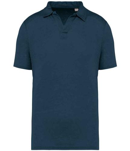 Spasso Linen Polo Shirt