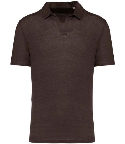 Spasso Linen Polo Shirt