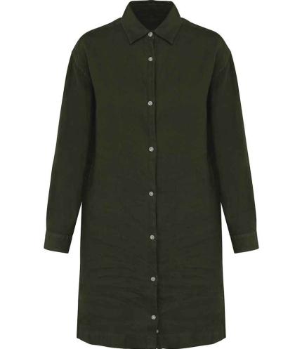 Spasso Ladies Linen Dress Shirt