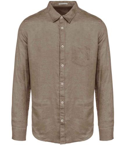 Spasso Long Sleeve Linen Shirt