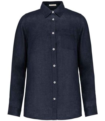Spasso Long Sleeve Linen Shirt