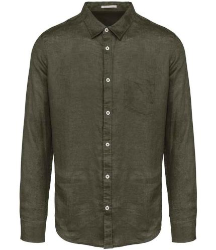 Spasso Long Sleeve Linen Shirt