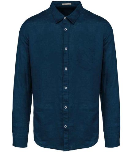 Spasso Long Sleeve Linen Shirt