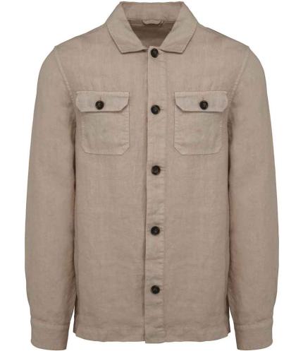 Spasso Linen Washed Overshirt