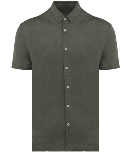 Spasso Short Sleeve Linen Shirt