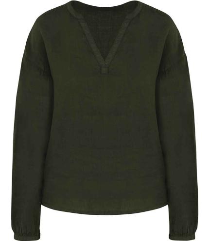 Spasso Ladies Linen Blouse