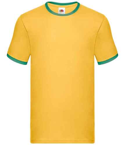 Fruit of the Loom Contrast Ringer T-Shirt