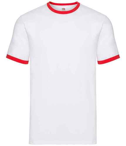Fruit of the Loom Contrast Ringer T-Shirt