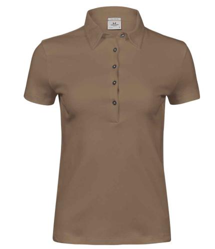 Tee Jays Ladies Pima Cotton Interlock Polo Shirt