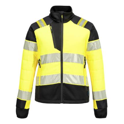 PW3 Hi-Vis Women's Hybrid Baffle Jacket