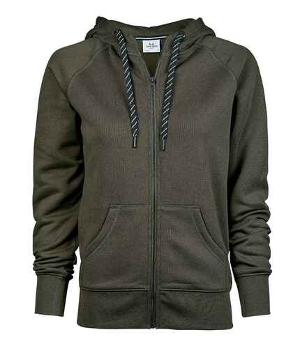 Tee Jays Ladies Fashion Zip Hooded Sweatshirt