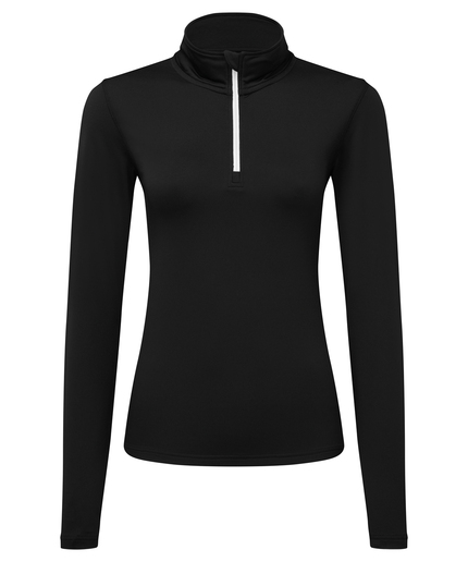 Womens TriDri Recycled Long Sleeve Brushed Back  Zip Top