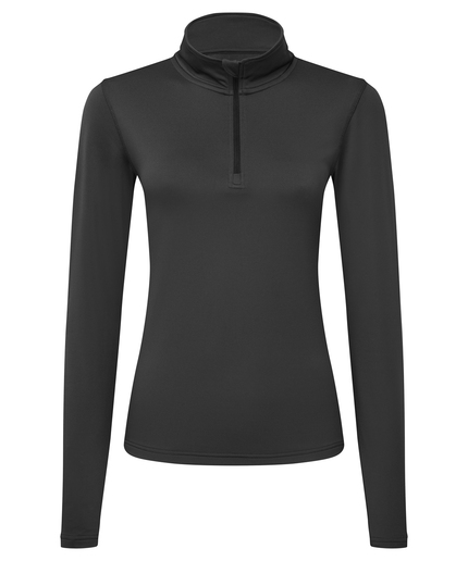Women’s TriDri® Recycled Long Sleeve Brushed Back ¼ Zip Top