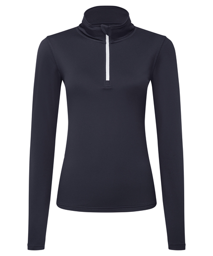 Womens TriDri Recycled Long Sleeve Brushed Back  Zip Top