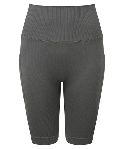 Womens TriDri Ribbed Seamless '3D Fit' Cycle Shorts