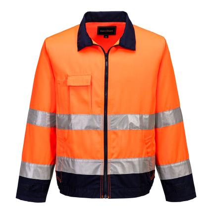 Madrid Hi-Vis Contrast Bomber Jacket 