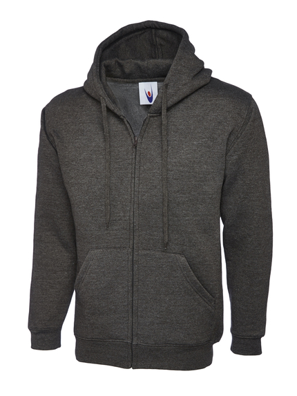Adults Classic Full Zip Hooded Sweatshirt