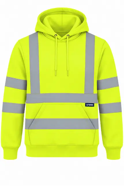 Hi Vis Hooded Sweatshirt