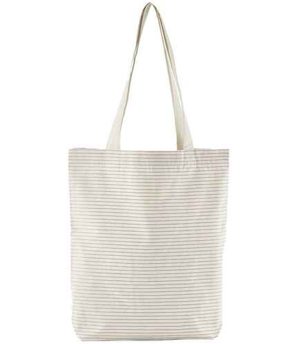Westford Mill Striped Organic Cotton Tote Bag